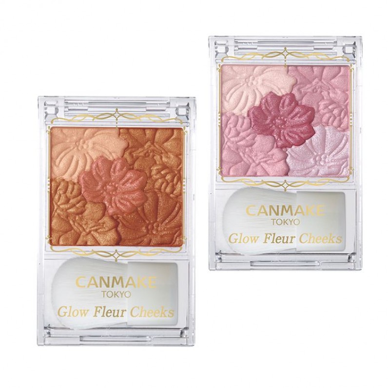 Glow Fleur Cheeks 花漾瑰麗胭脂- Cheek 胭脂- 產品廣場- Canmake